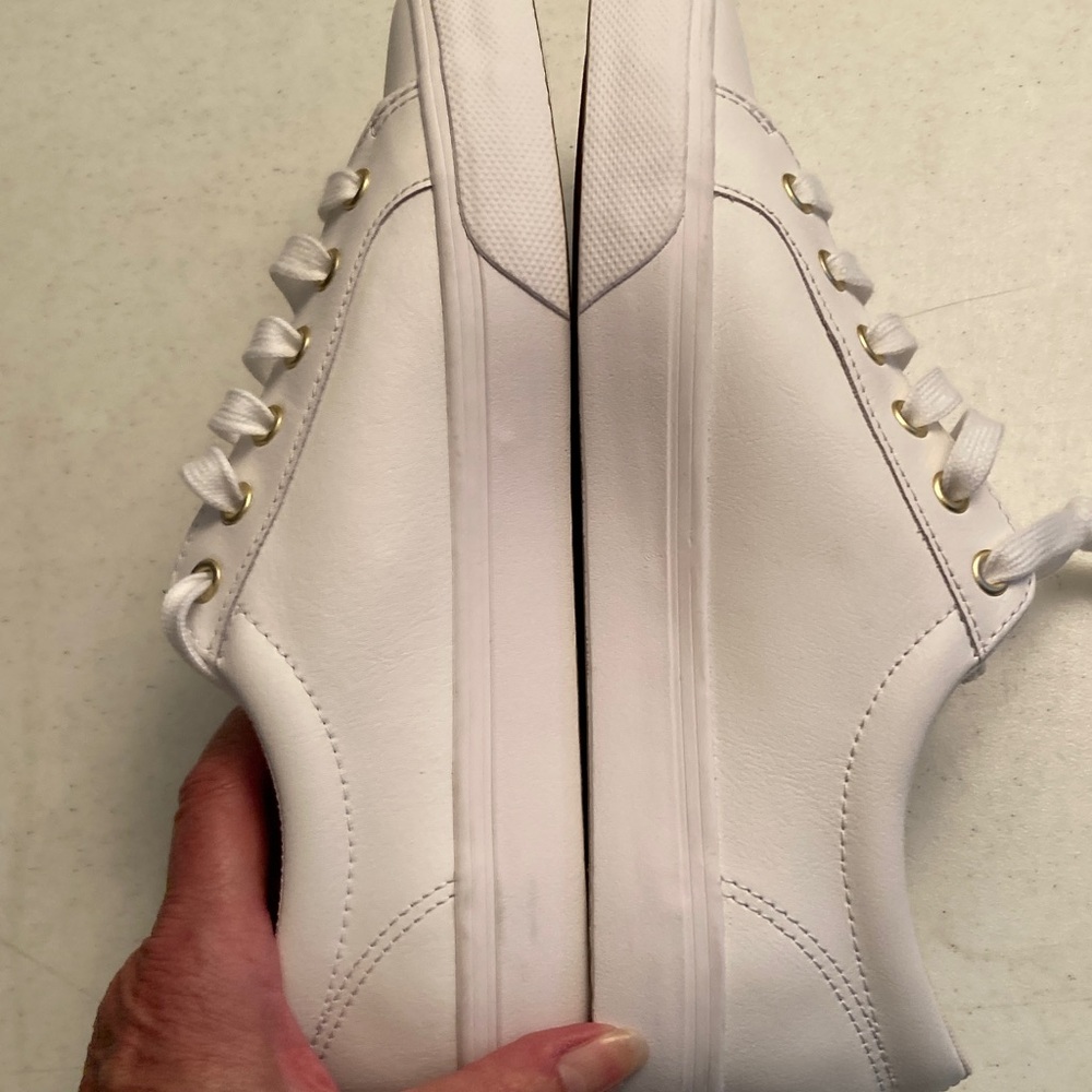 NWOT Keds White Sneakers with Gold Details - Picture 8 of 9
